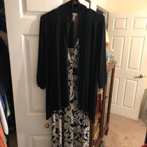 Soma Swirl Maxi Dress with Jacket